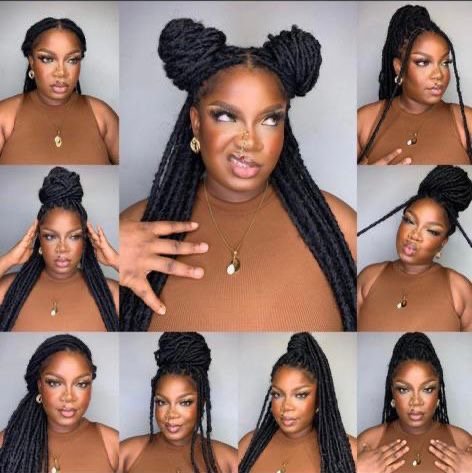 Lumi Locs - Faux Locs - Black, 30