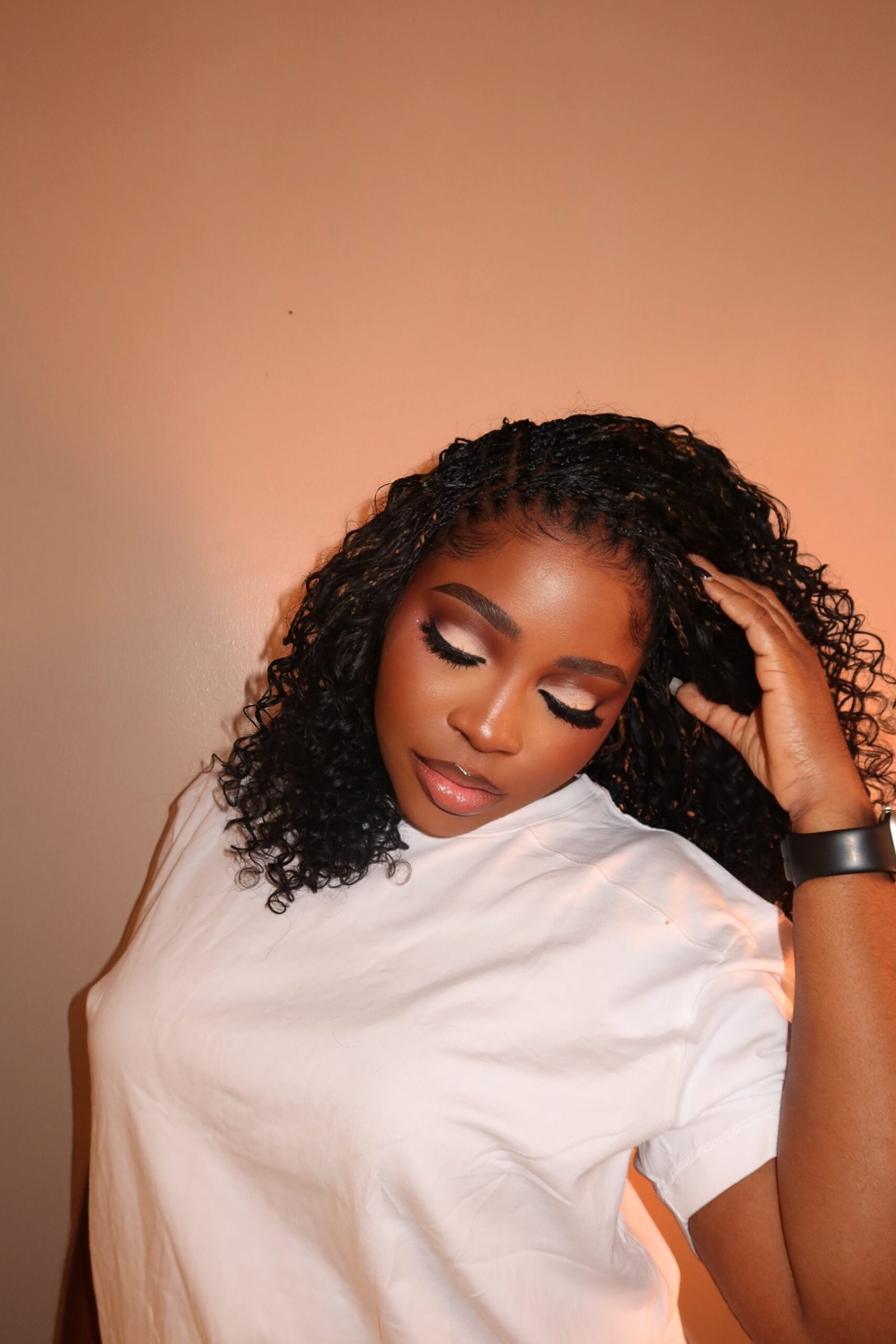 Afro Curly Human Hair Braiding Extensions – 16" (100g)